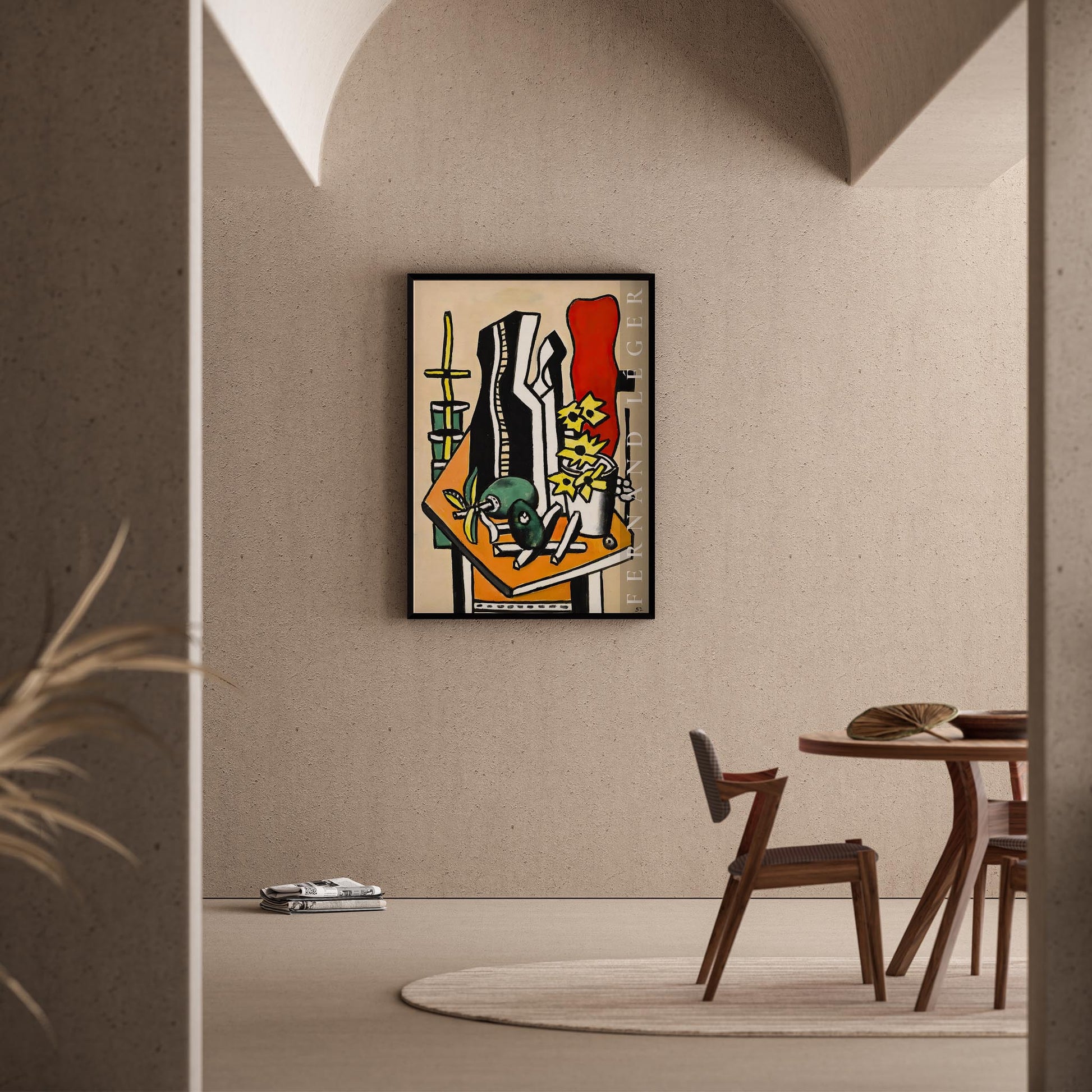 Fernand Leger 37 Duvar Tablosu