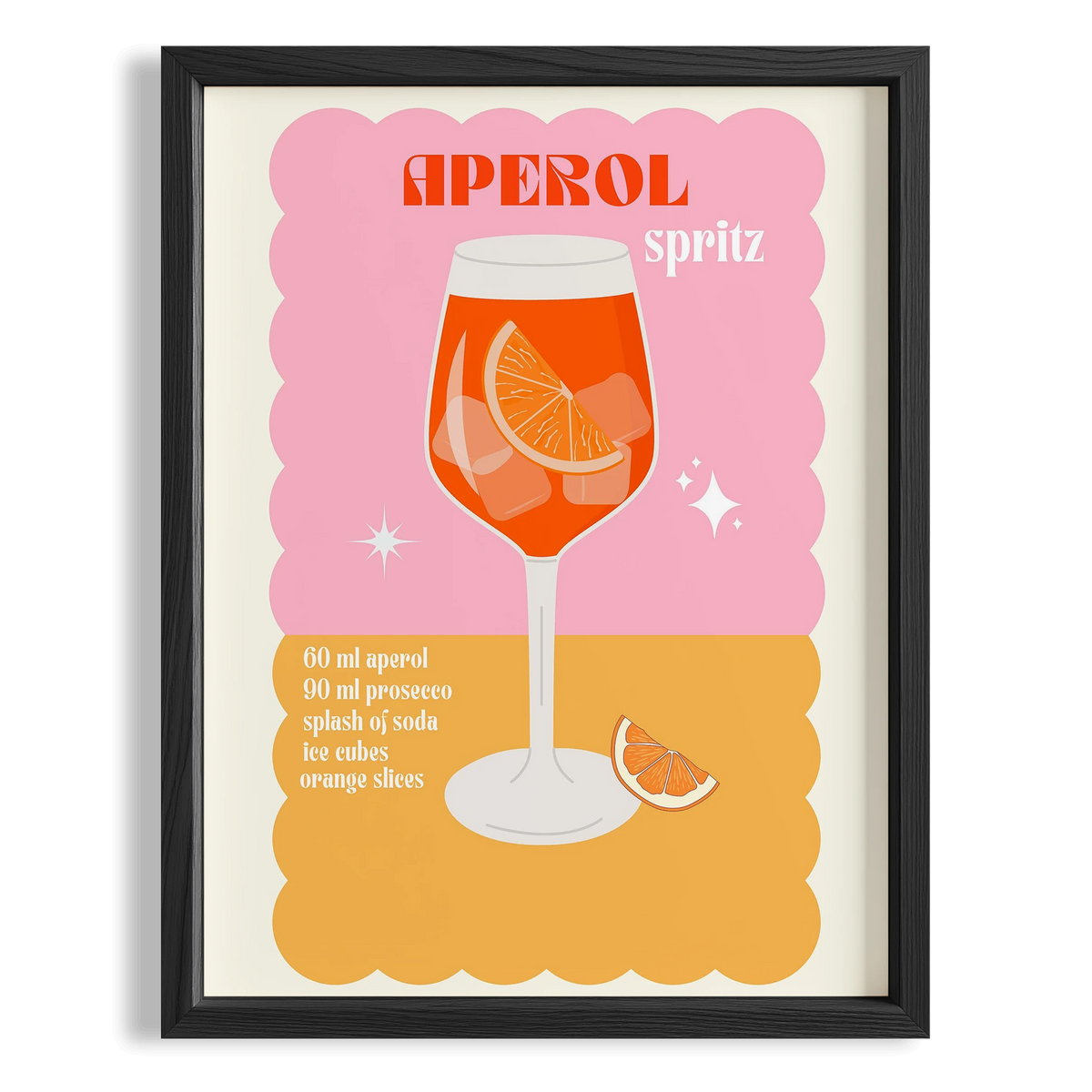 Aperol Spritz Kokteyller Mutfak Duvar Tablosu