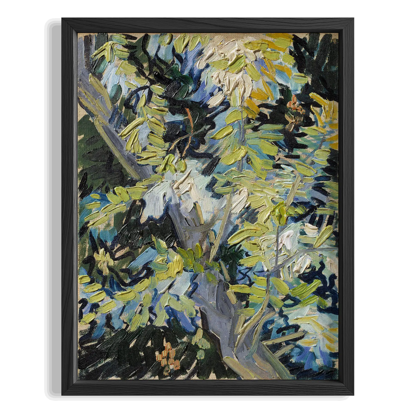 Zeytin Dalları - Vincent Van Gogh Ahşap Duvar Tablosu