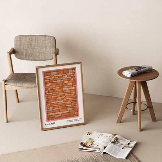 Paul Klee Kışla Yerleşimi 1932 Suluboya I Duvar Tablosu