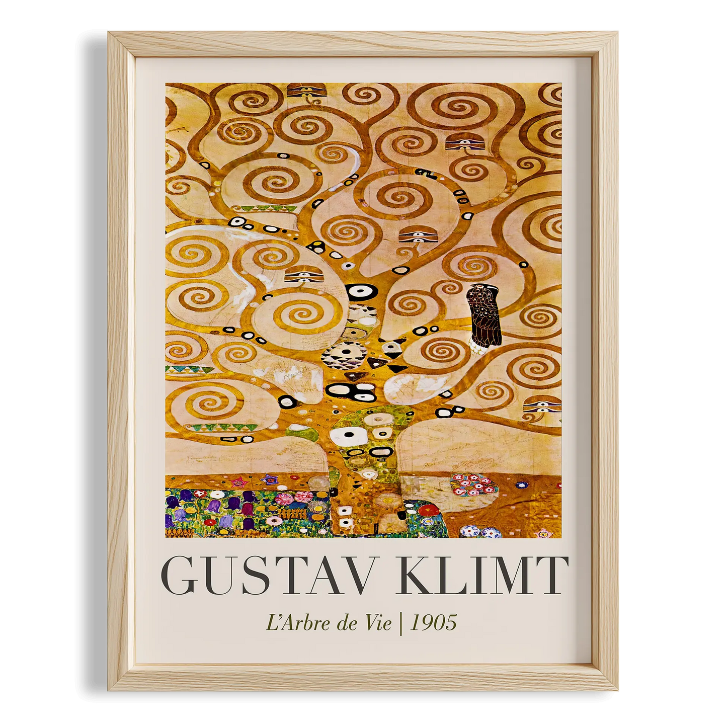 Hayat Ağacı - Gustav Klimt Ahşap Duvar Tablosu