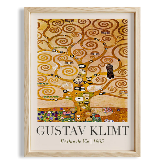 Hayat Ağacı - Gustav Klimt Ahşap Duvar Tablosu
