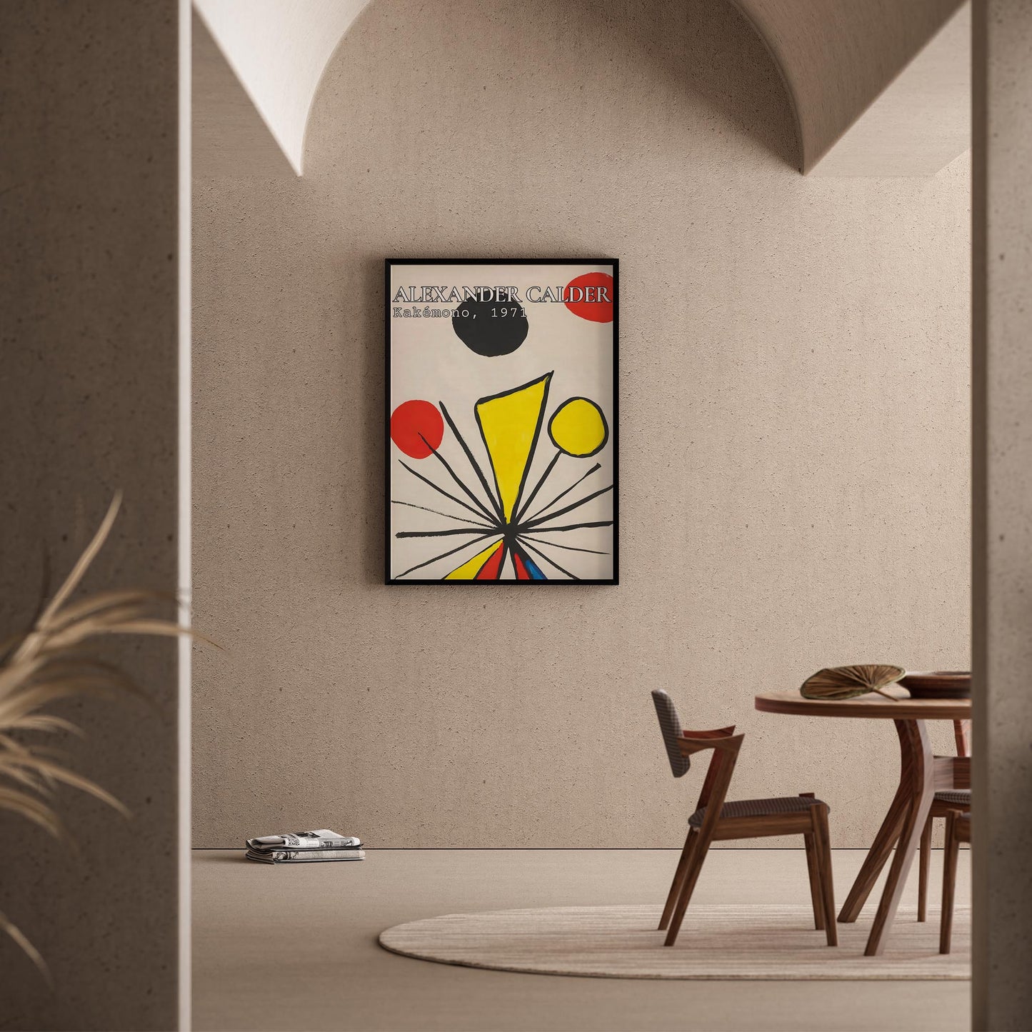 Alexander Sandy Calder X Duvar Tablosu