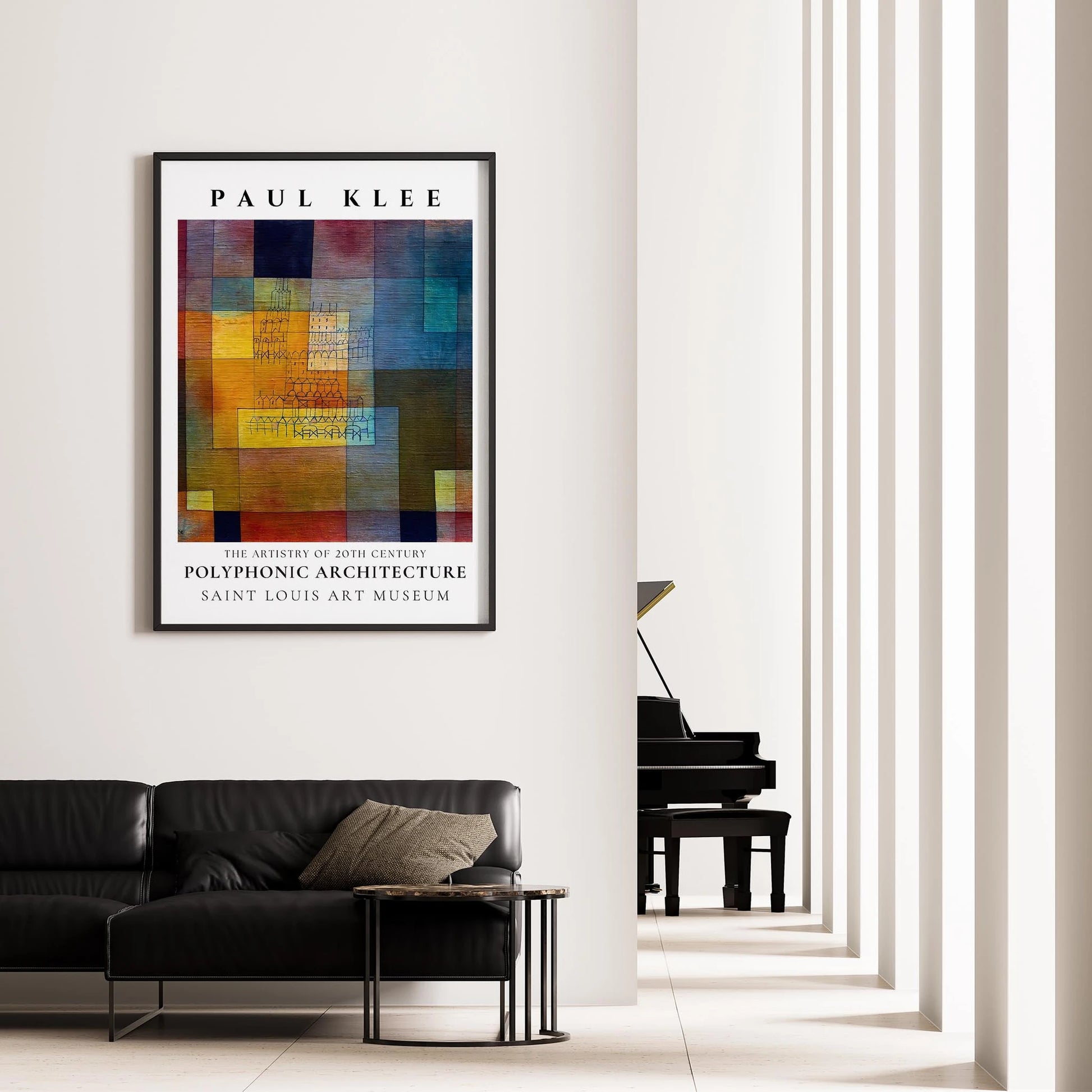 Paul Klee Polifonik Mimari Suluboya I Duvar Tablosu