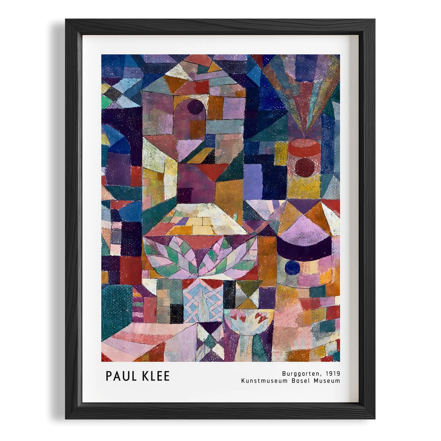 Paul Klee Kale Bahçesi 1919 Suluboya I Duvar Tablosu
