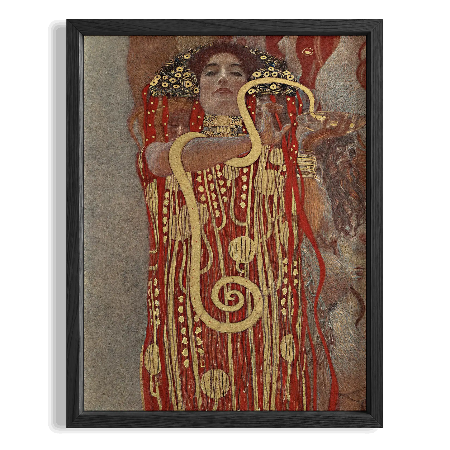 Tıp - Gustav Klimt Ahşap Duvar Tablosu
