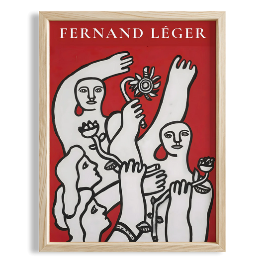 Fernand Leger XXI Duvar Tablosu