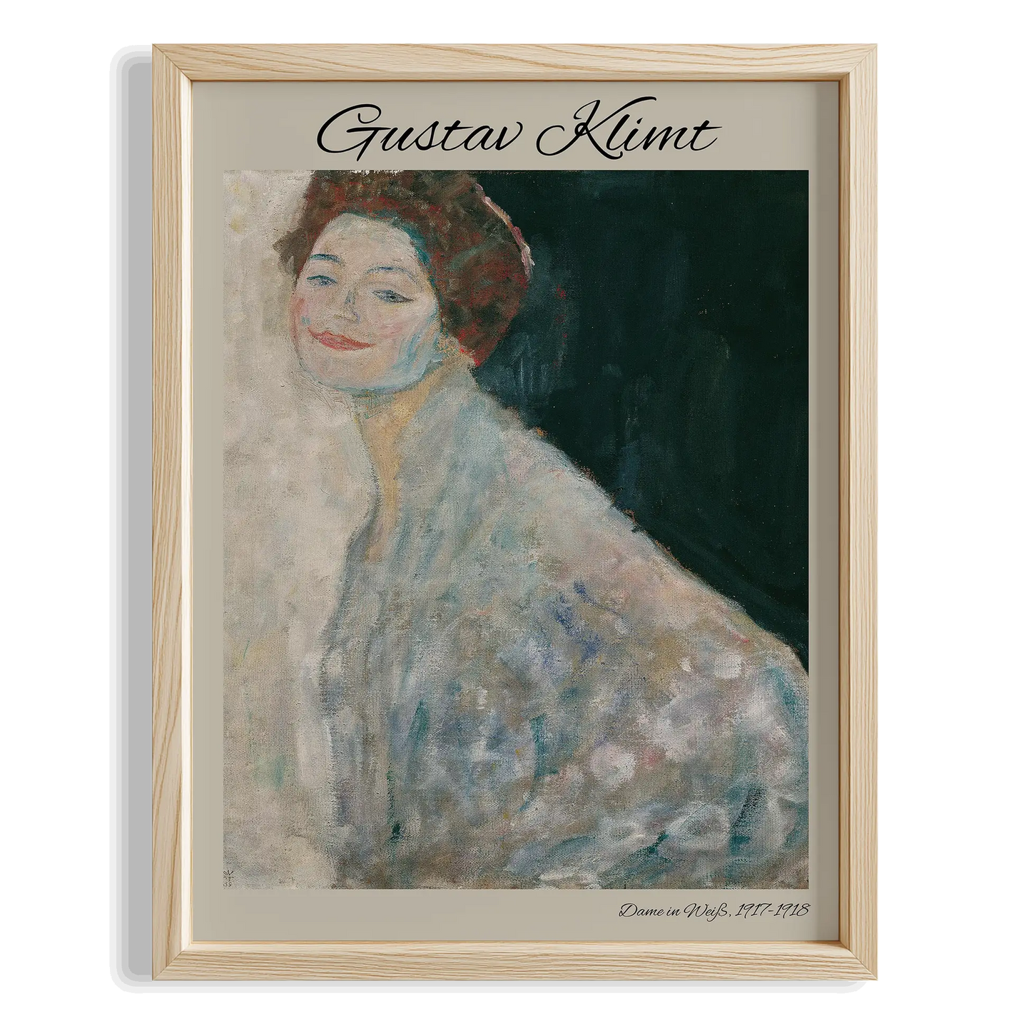 Emilie Flöge - Gustav Klimt Ahşap Duvar Tablosu