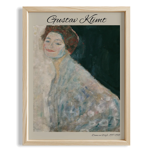 Emilie Flöge - Gustav Klimt Ahşap Duvar Tablosu