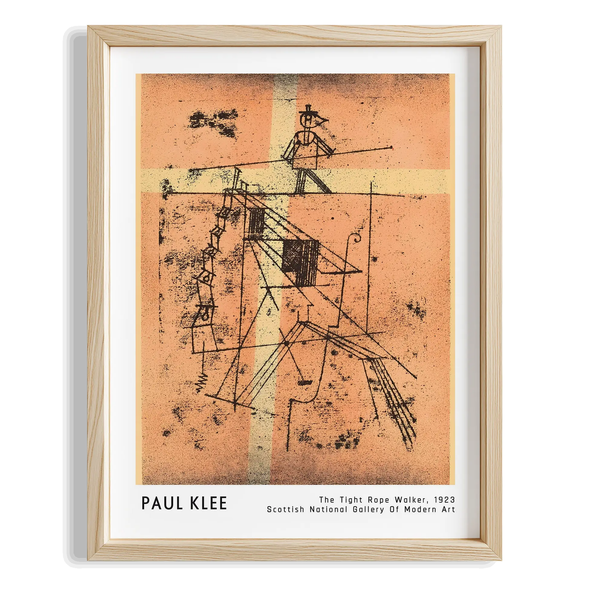 Paul Klee İp Cambazı 1923 Suluboya I Duvar Tablosu
