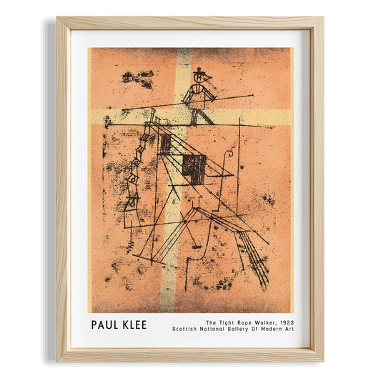 Paul Klee İp Cambazı 1923 Suluboya I Duvar Tablosu