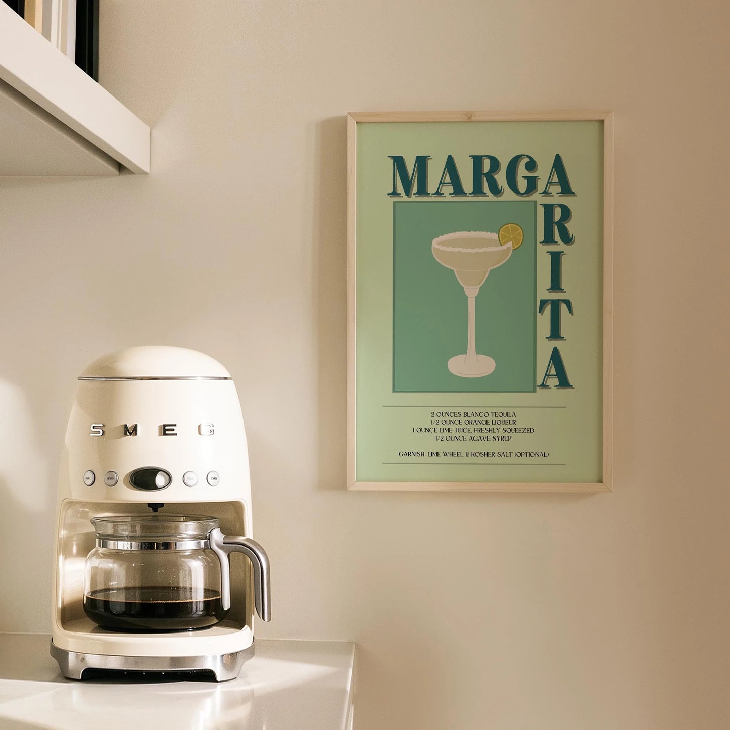 Margarita Kokteyli Mutfak Duvar Tablosu