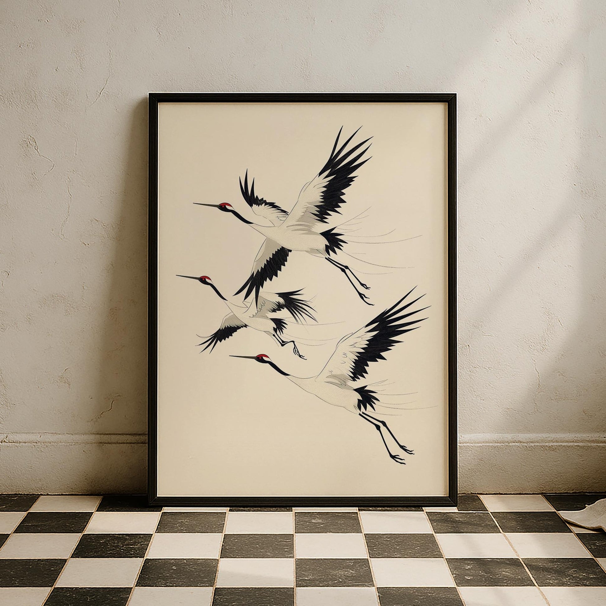Minimalist Balıkçıl Kuşları