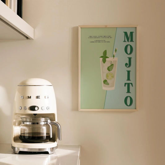 Mojito Kokteyli Mutfak Duvar Tablosu