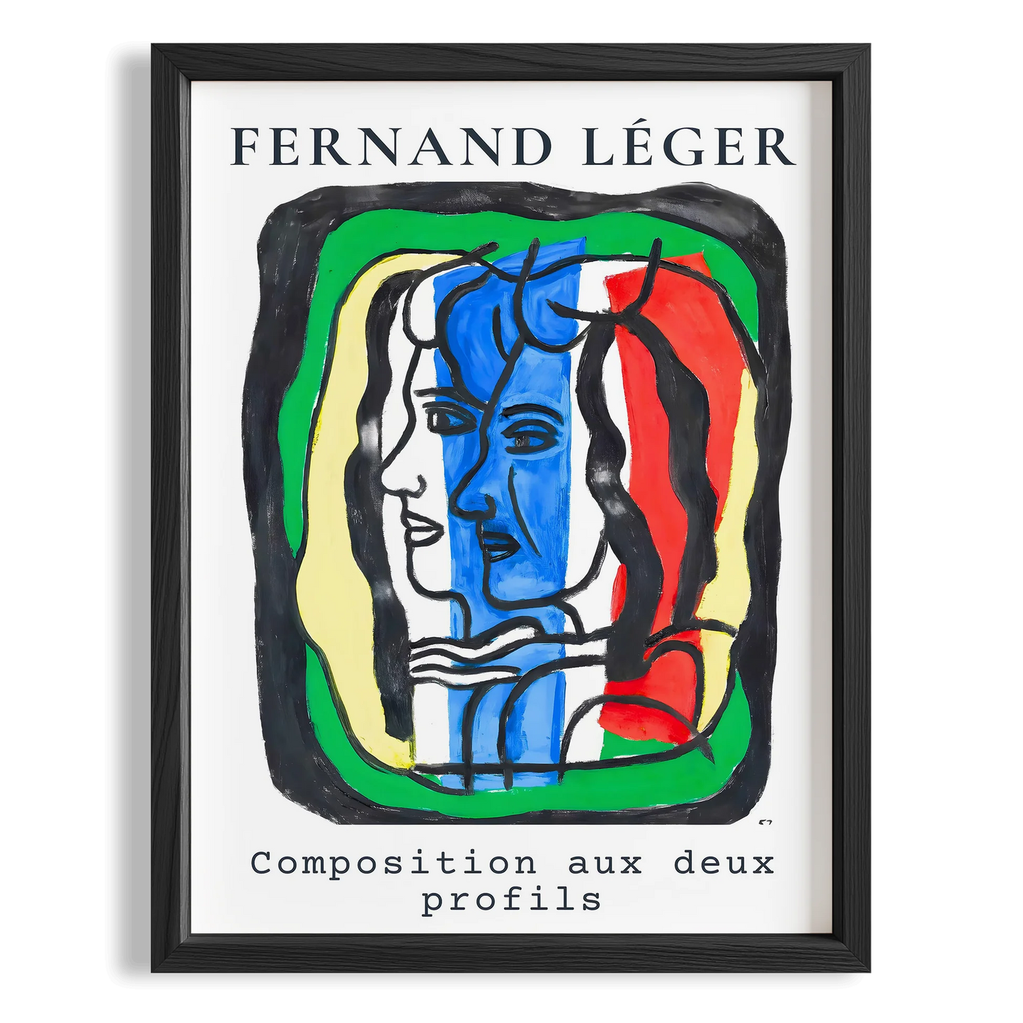 Fernand Leger XXII Duvar Tablosu
