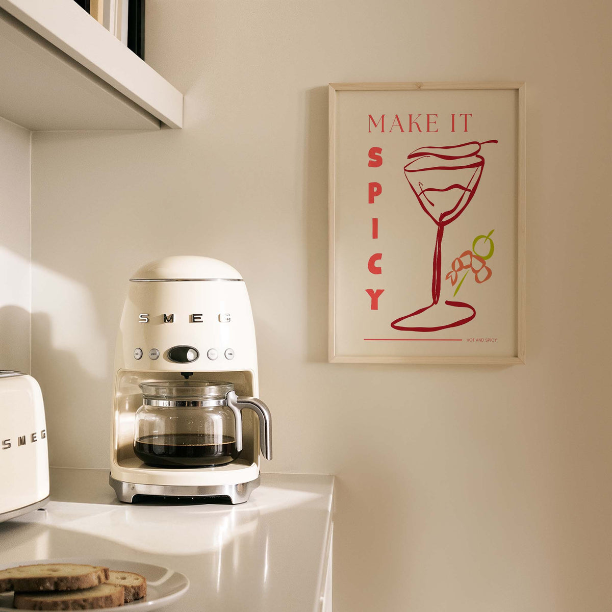 Make It Spicy Kokteyller Mutfak Duvar Tablosu