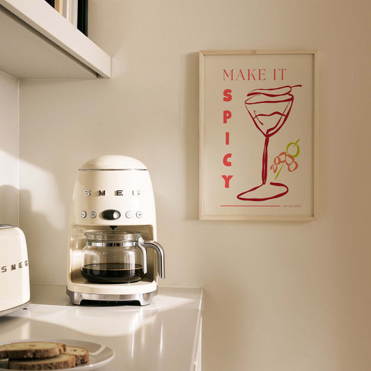 Make It Spicy Kokteyller Mutfak Duvar Tablosu