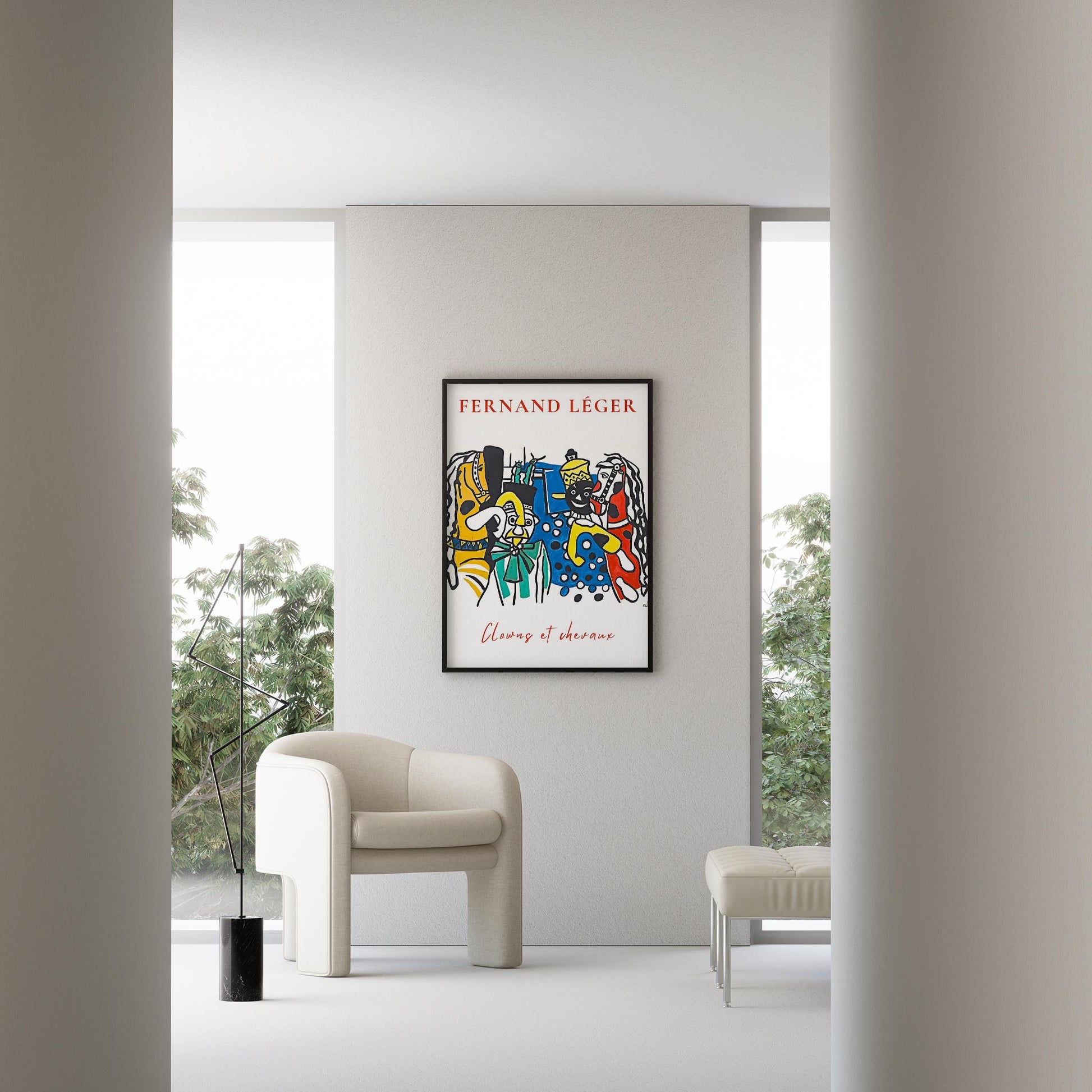 Fernand Leger X Duvar Tablosu