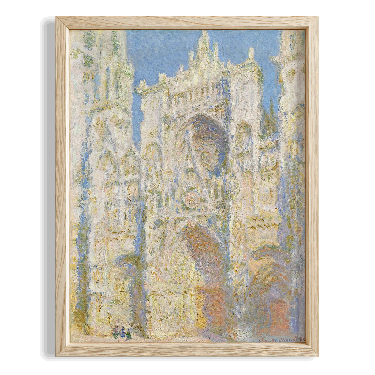 Katedral - Claude Monet Ahşap Duvar Tablosu