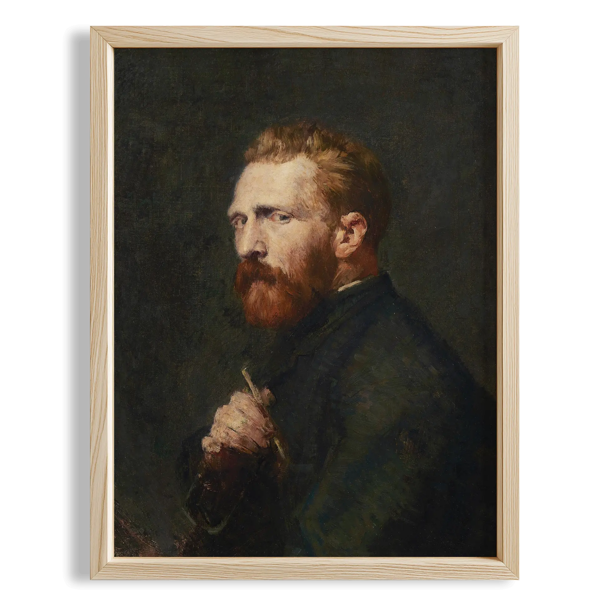 Portresi II - Vincent Van Gogh Ahşap Duvar Tablosu