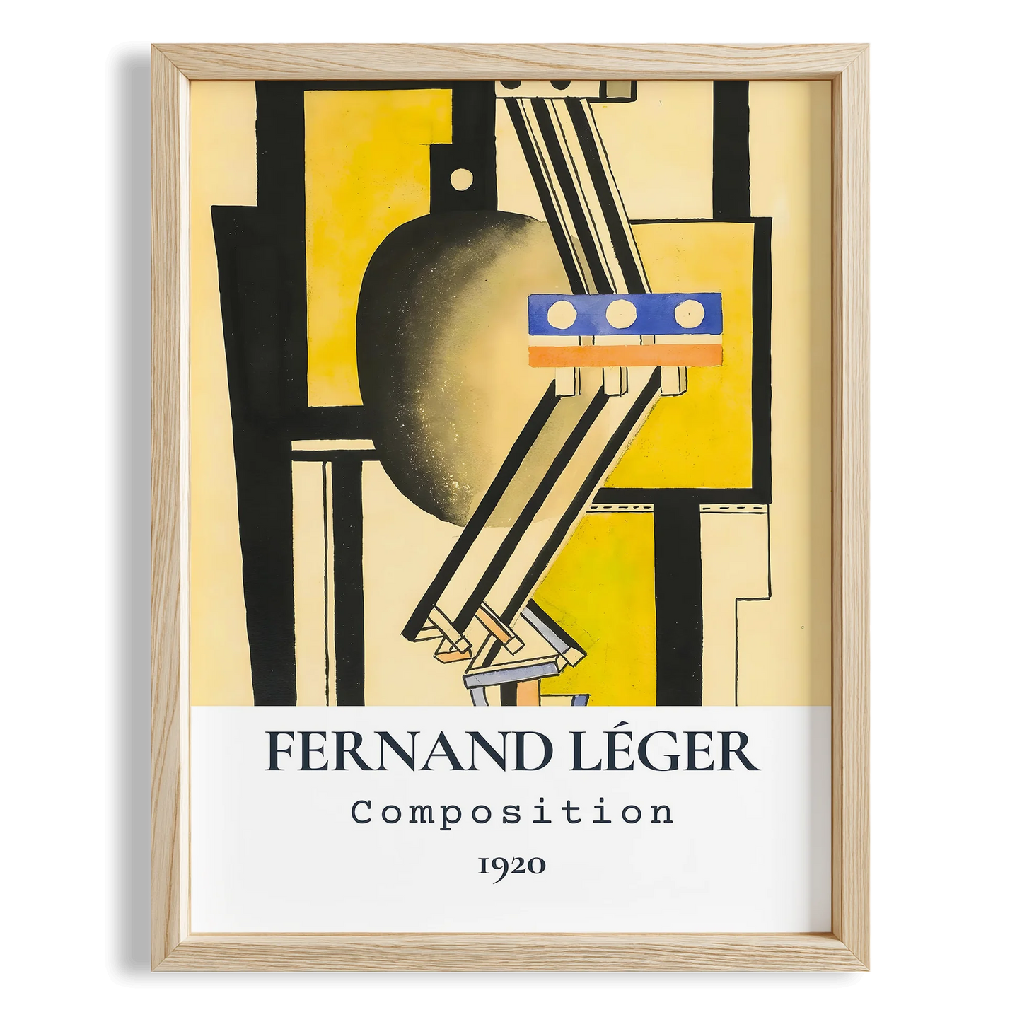 Fernand Leger XVII Duvar Tablosu