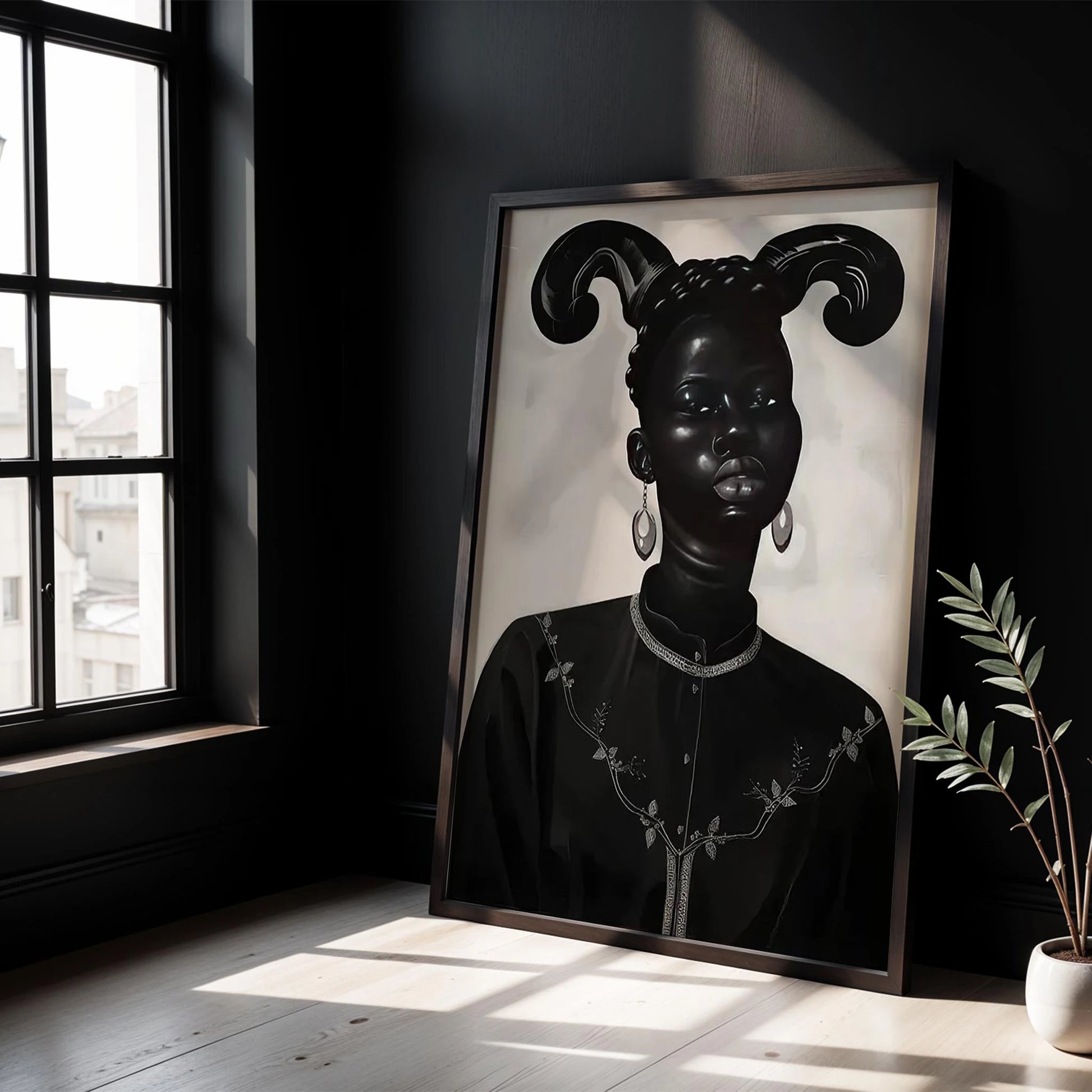 Afro Silüet IV