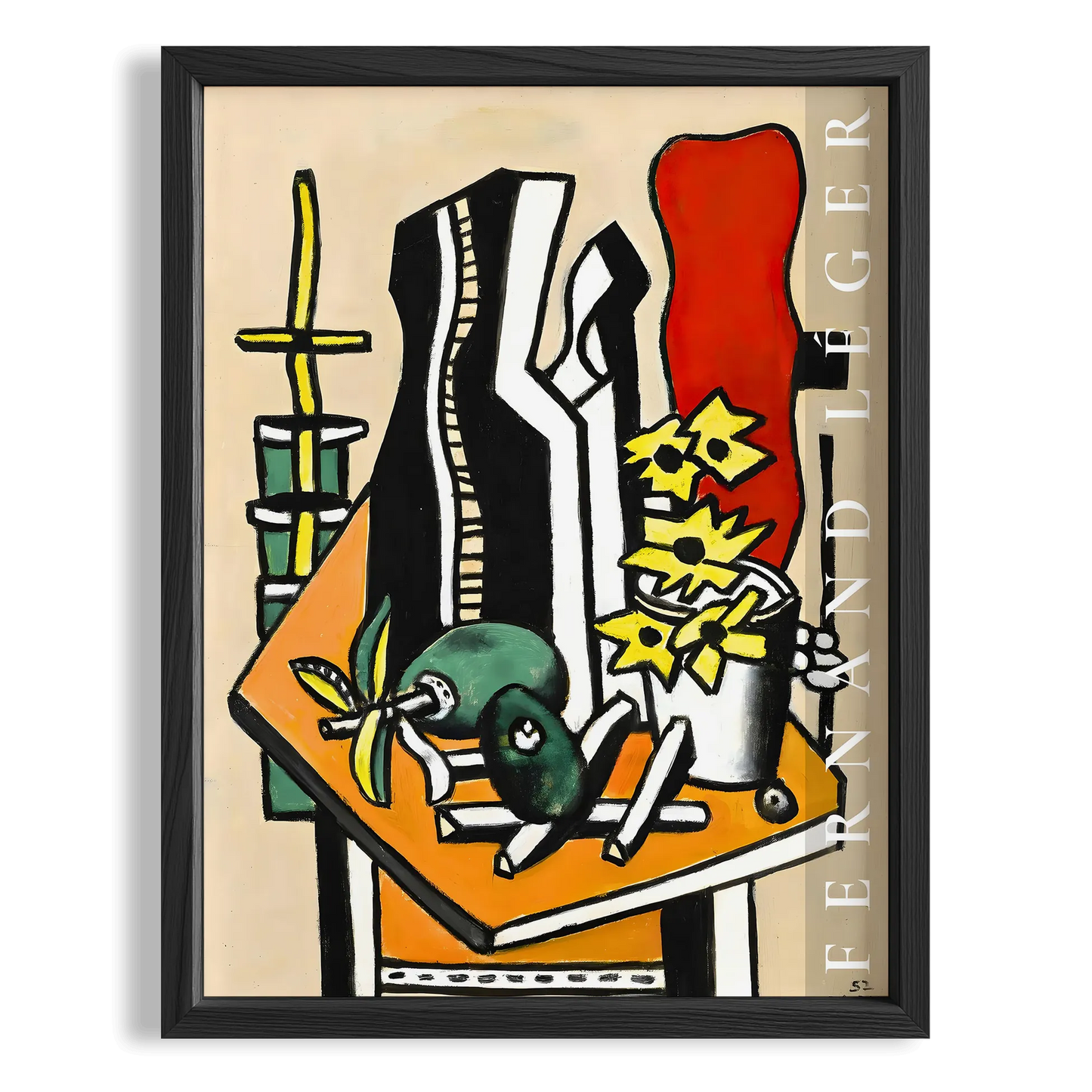 Fernand Leger 37 Duvar Tablosu