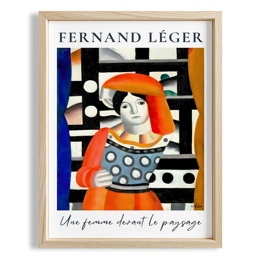 Fernand Leger V Duvar Tablosu