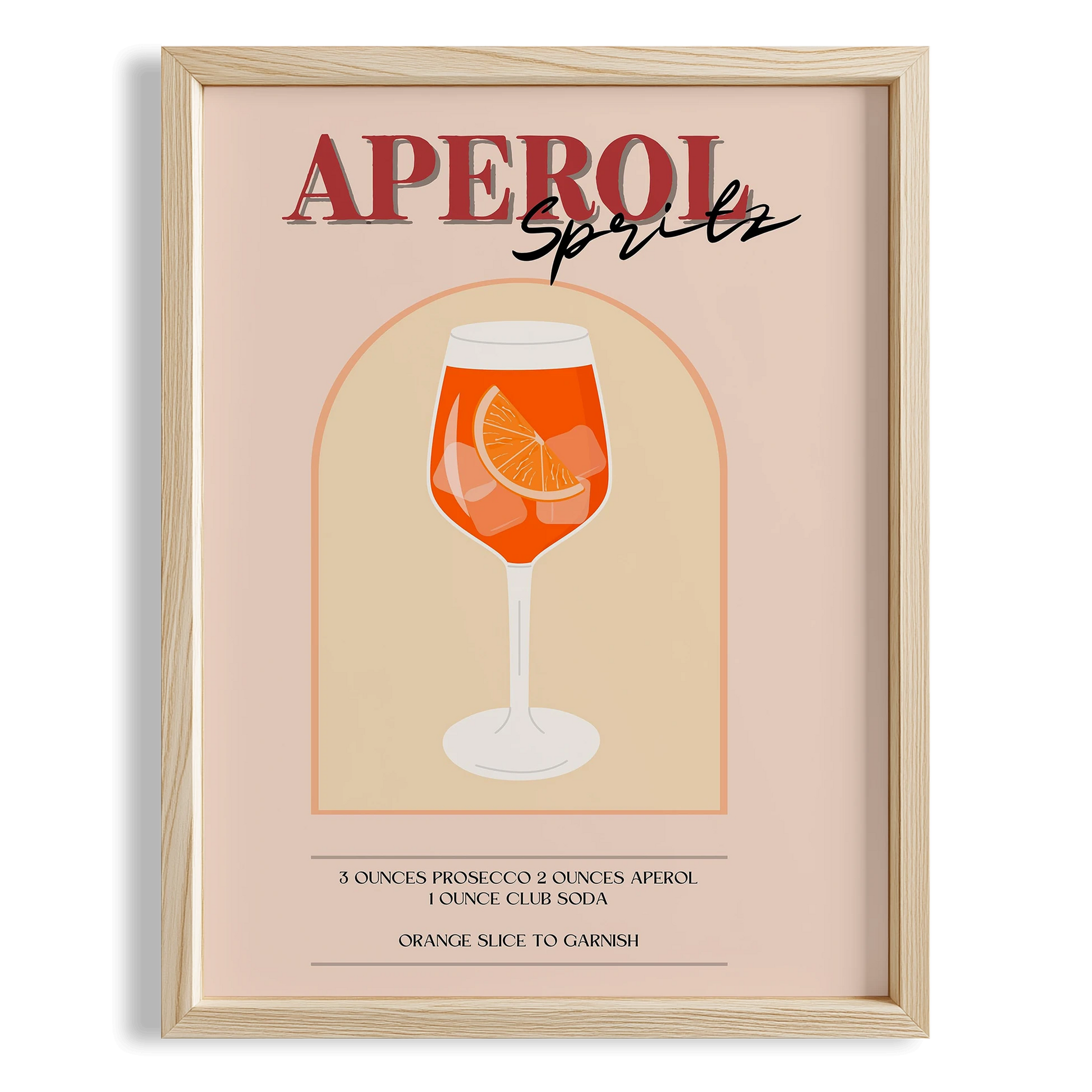 Aperol Spritz Kokteyli Mutfak Duvar Tablosu