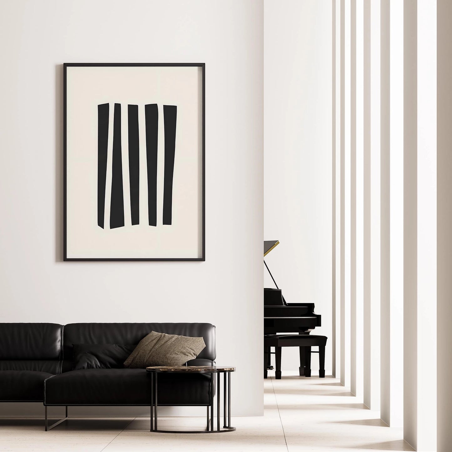 Matisse Kağıt Kesimleri Serisi Minimalist Dallar I Duvar Tablosu