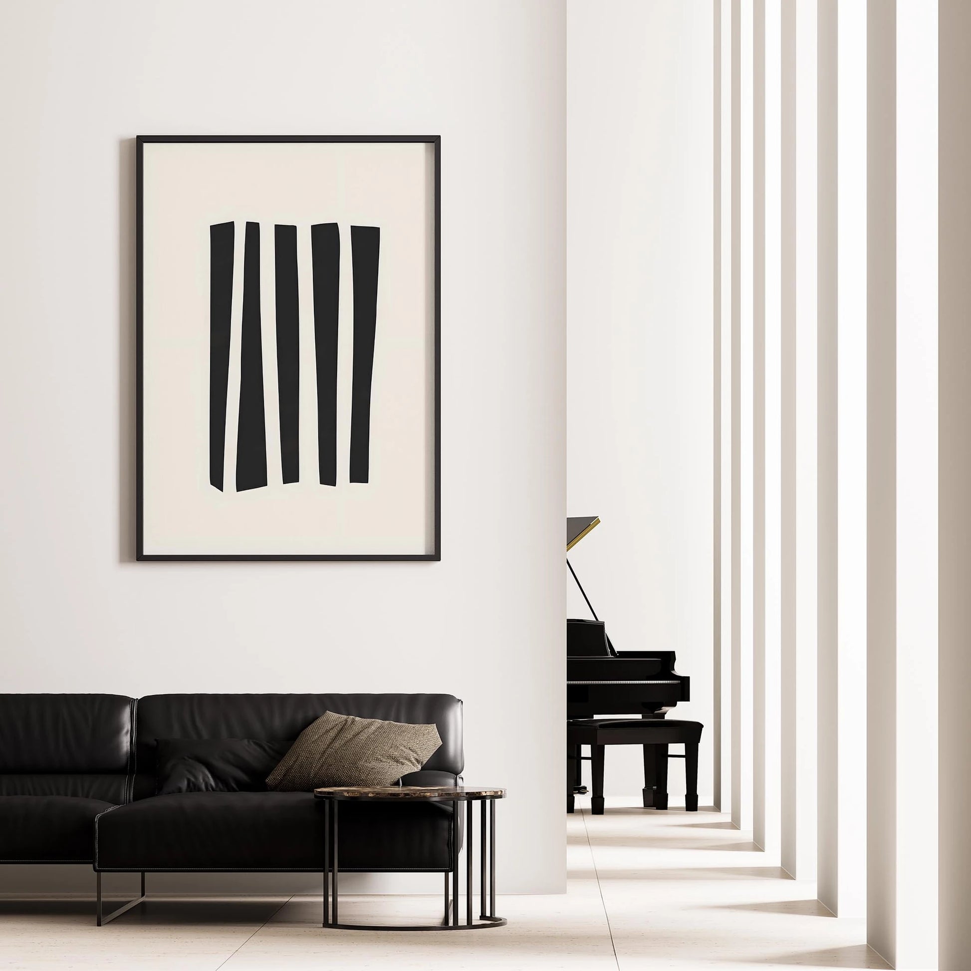 Matisse Kağıt Kesimleri Serisi Minimalist Dallar I Duvar Tablosu