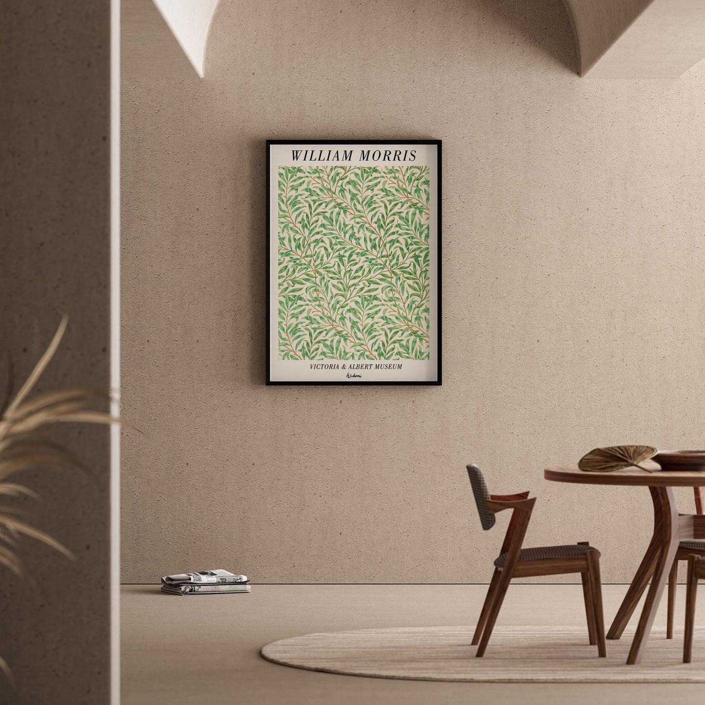 Söğüt Dalları - William Morris Ahşap Duvar Tablosu