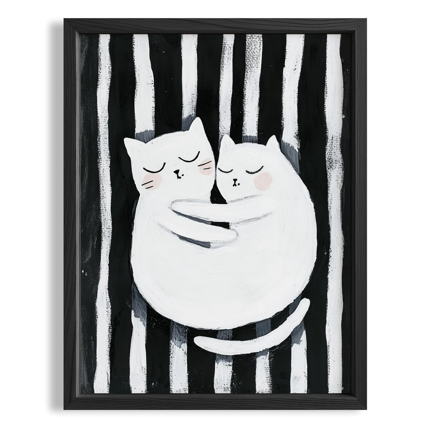 Kedi Portre XIX - Siyah Çizgili Çift Kedi