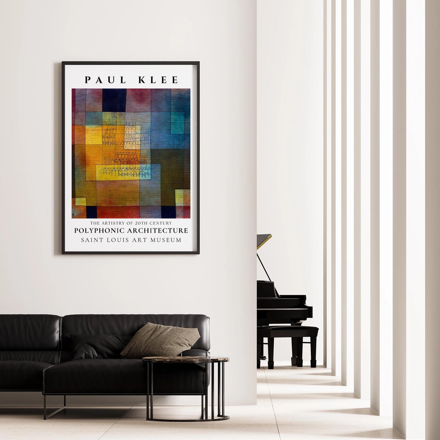Paul Klee Polifonik Mimari Suluboya I Duvar Tablosu