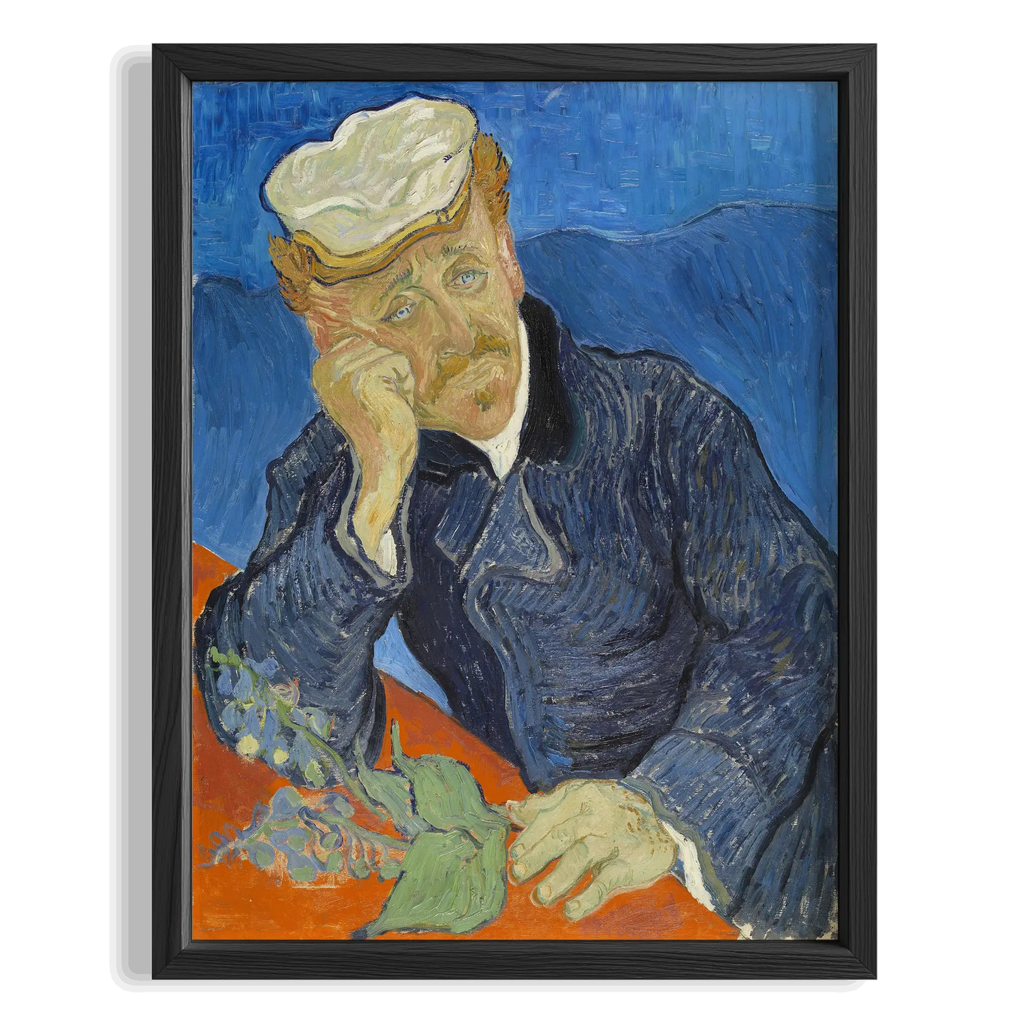 Dalgın Adam - Vincent Van Gogh Ahşap Duvar Tablosu