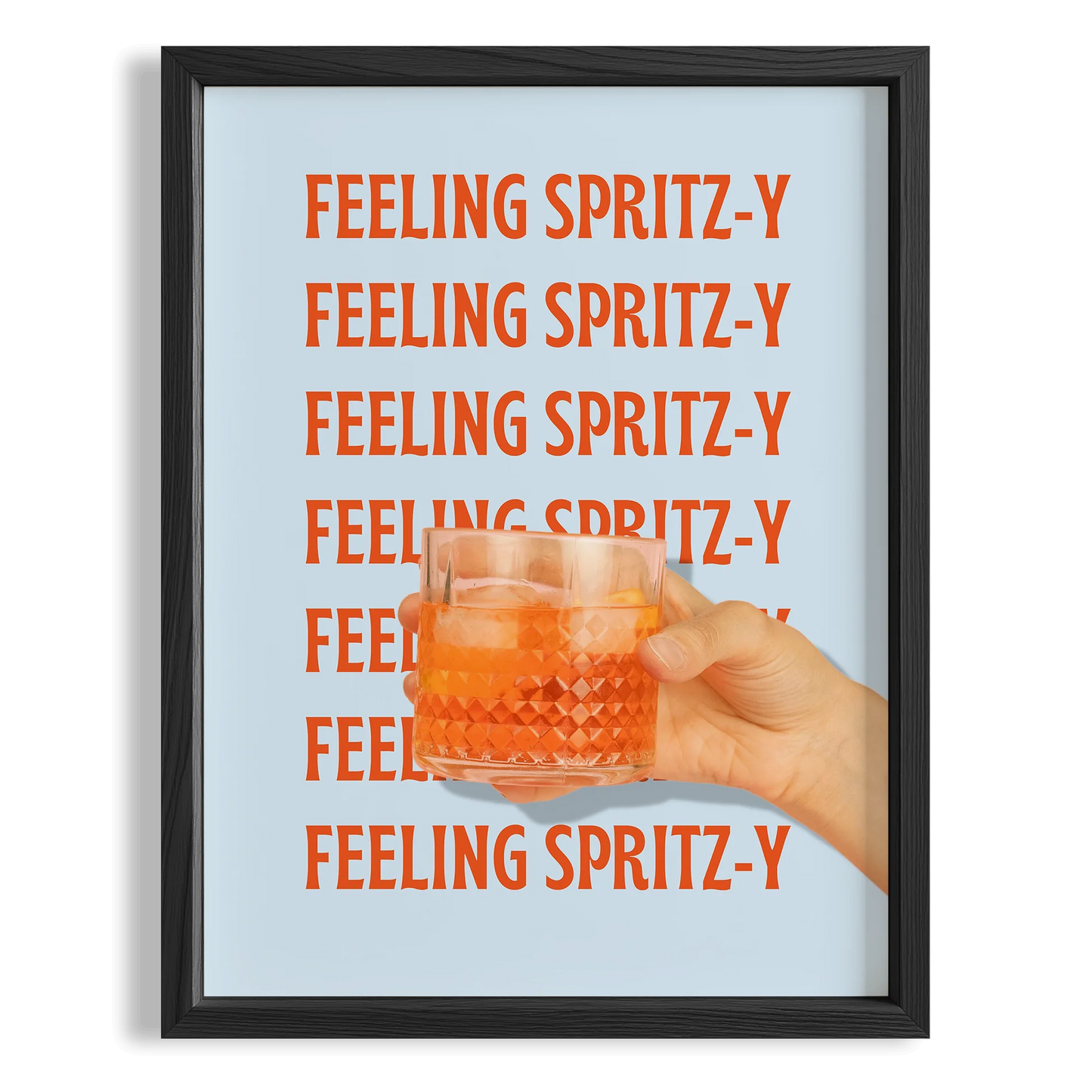 Feeling Spritz-y Tipografi Mutfak Duvar Tablosu