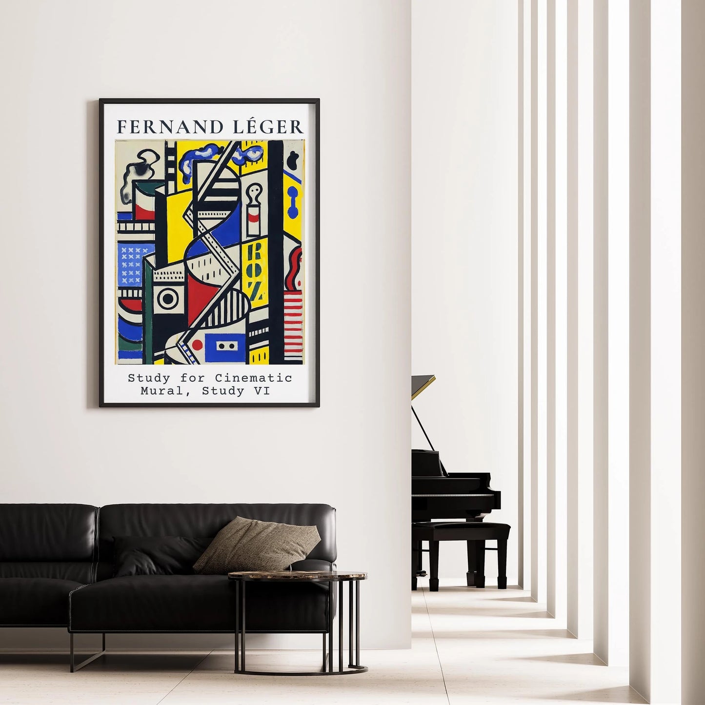 Fernand Leger XXV Duvar Tablosu