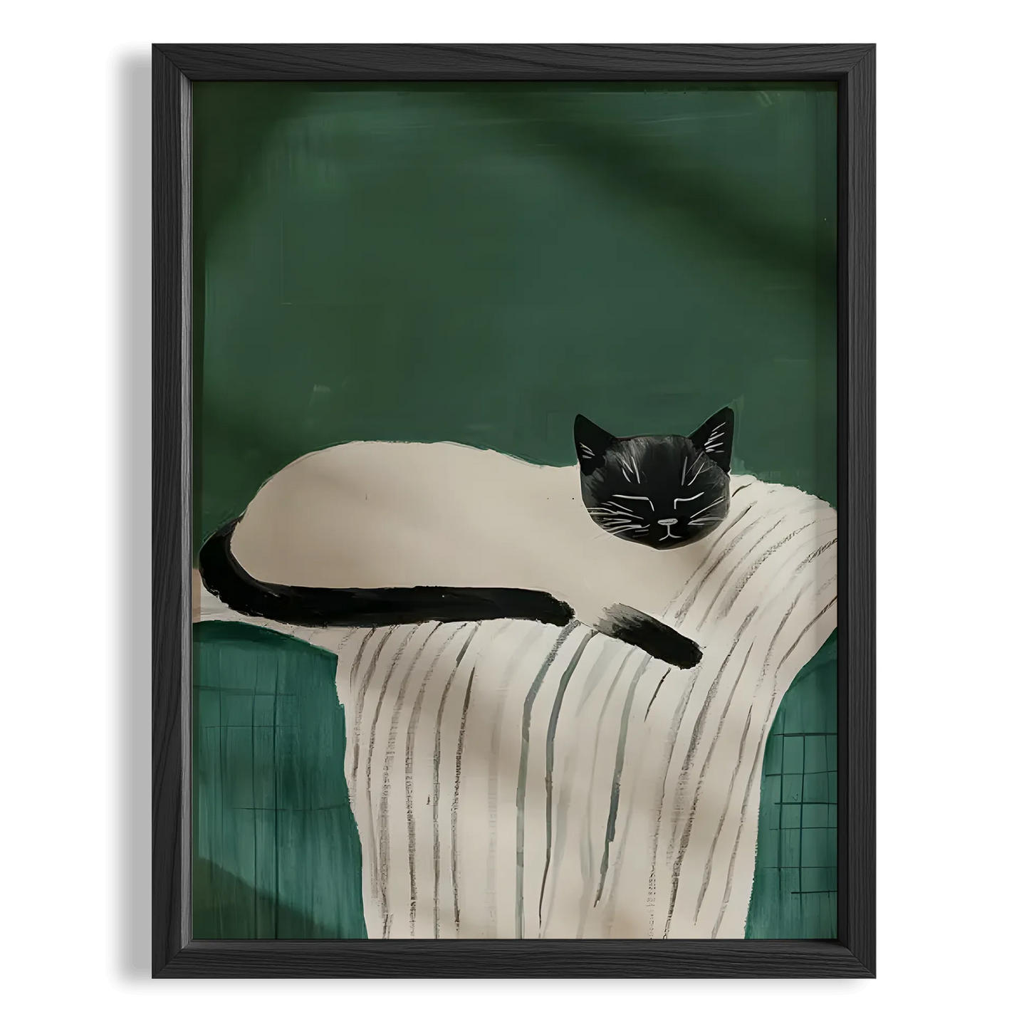 Kedi ve Vazo I - Zümrüt