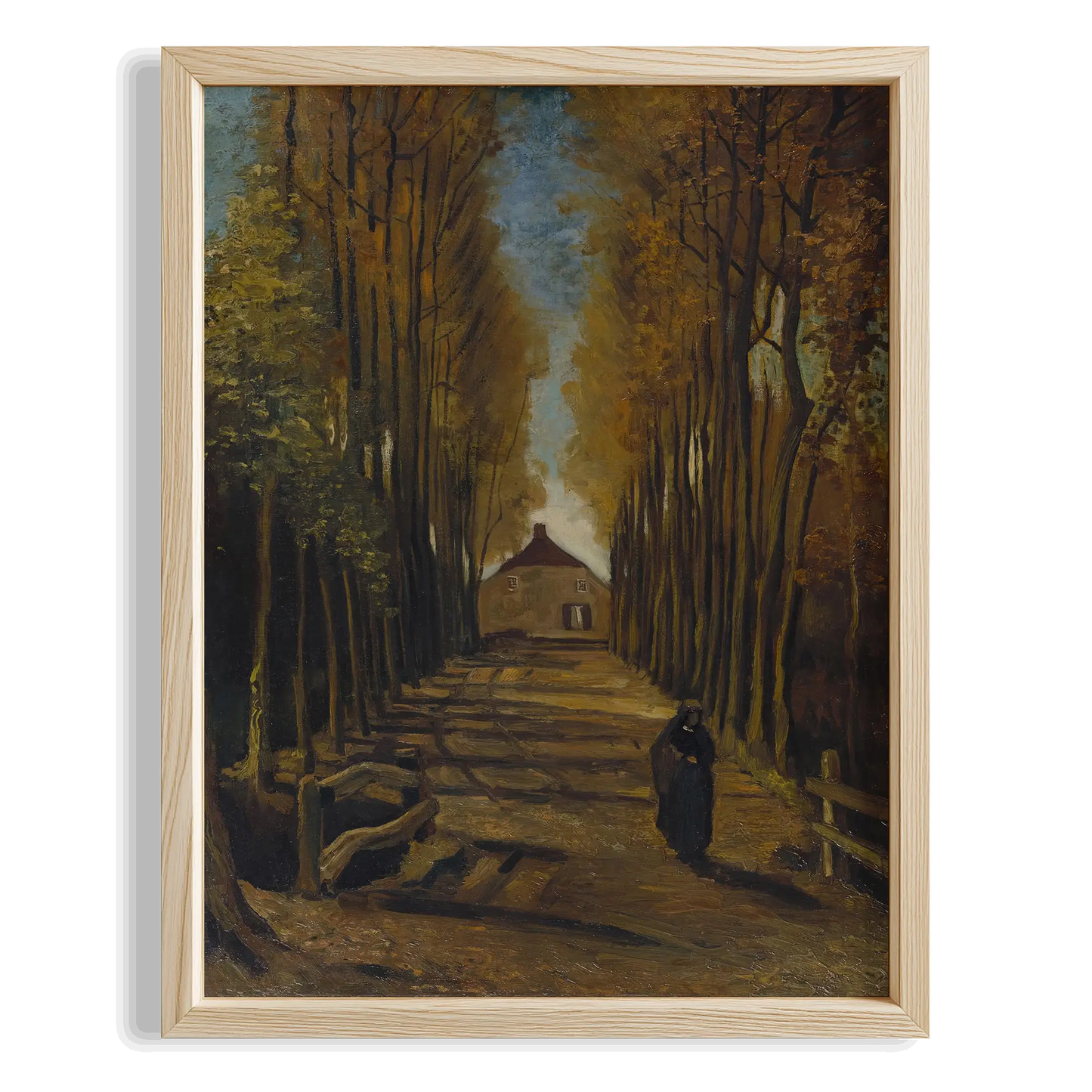 Yürüyüş Yolu - Vincent Van Gogh Ahşap Duvar Tablosu