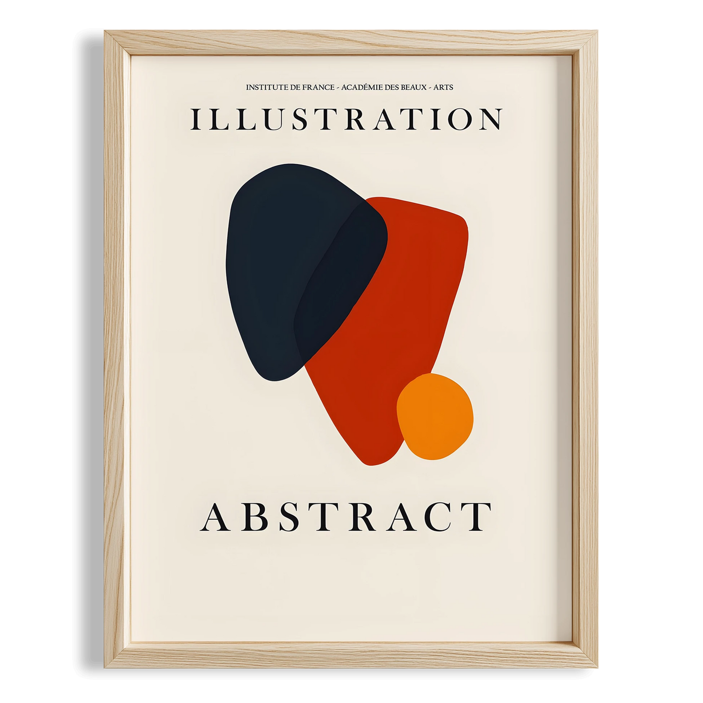 Matisse Kağıt Kesimleri Serisi Abstract Modern Formlar II Duvar Tablosu