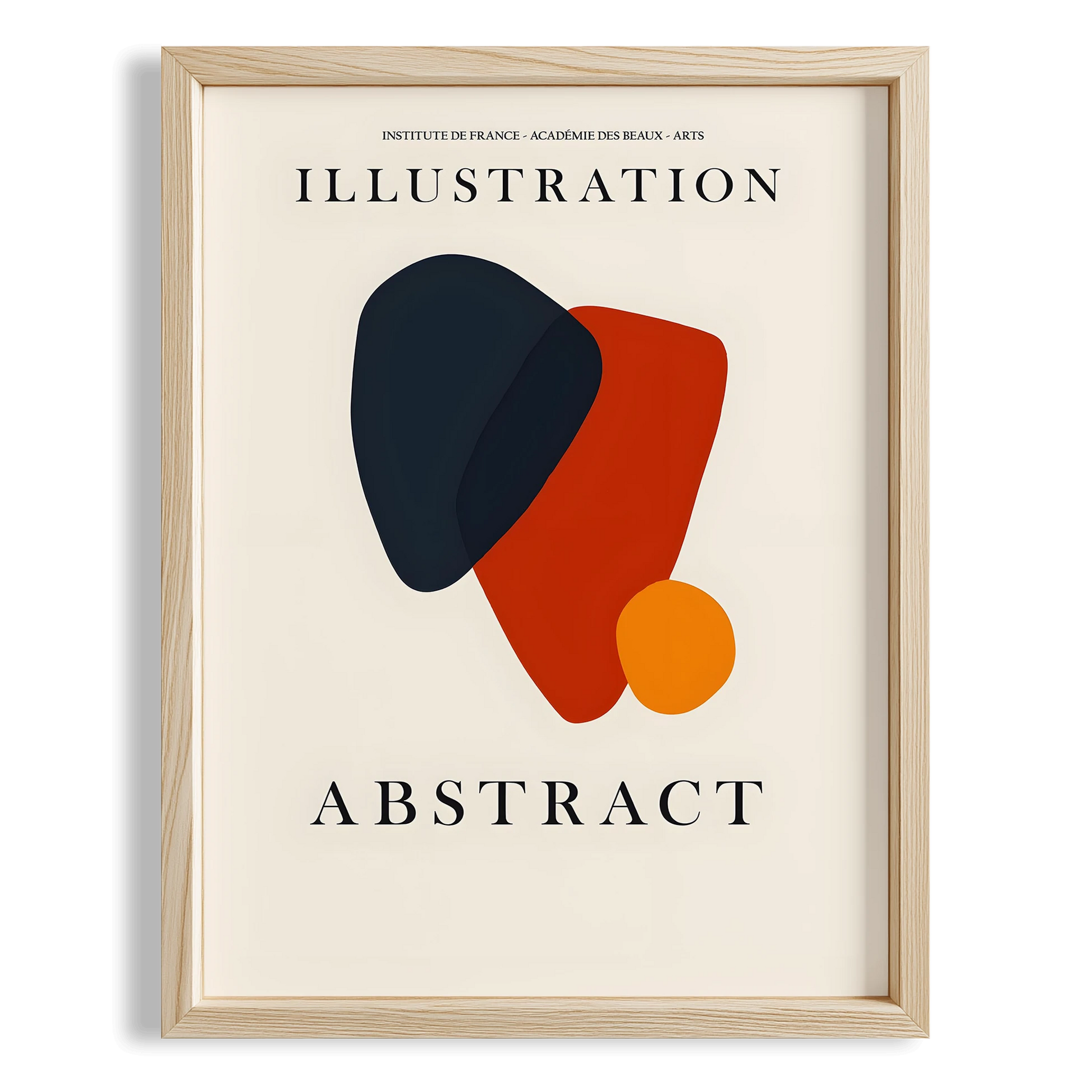 Matisse Kağıt Kesimleri Serisi Abstract Modern Formlar II Duvar Tablosu
