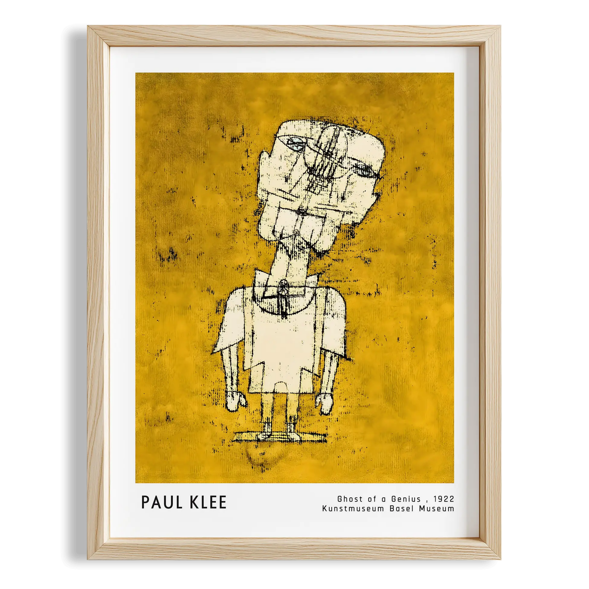 Paul Klee Bir Dehanın Hayaleti 1922 Suluboya I Duvar Tablosu