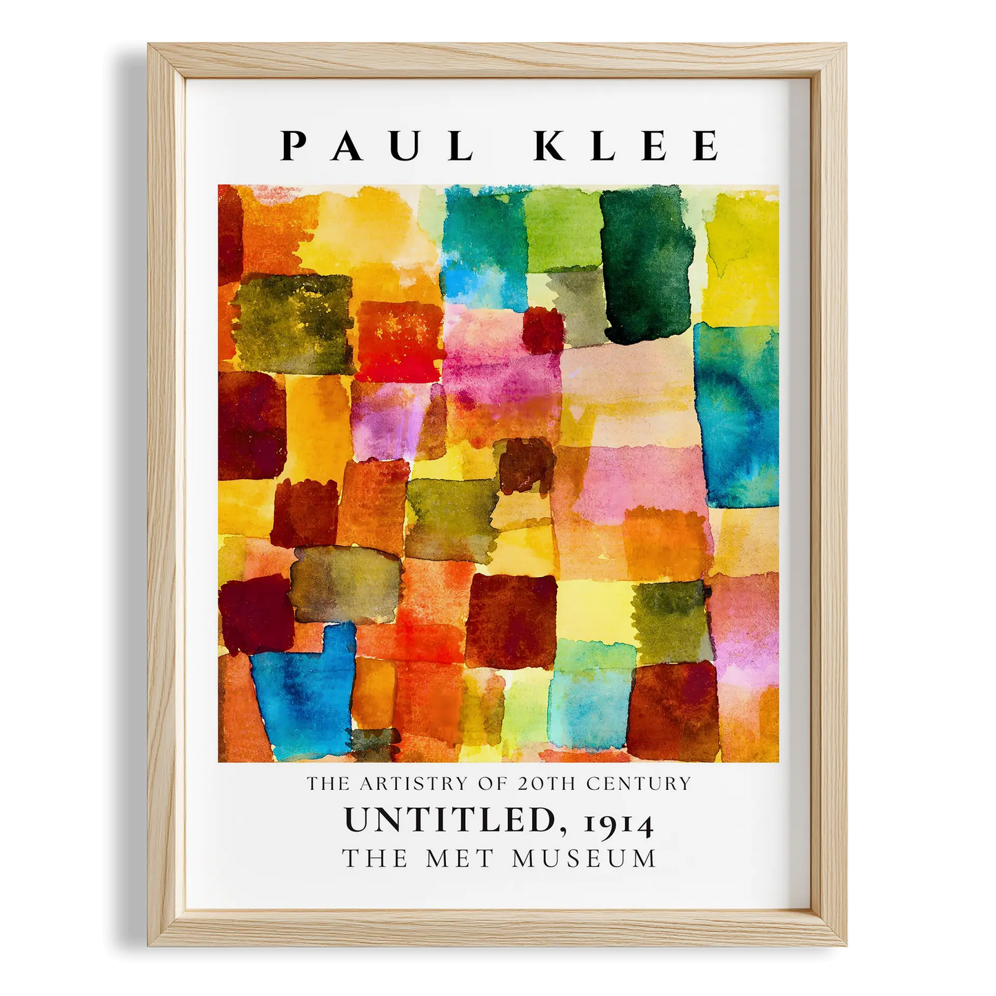 Paul Klee "İsimsiz" 1914 Suluboya I Duvar Tablosu