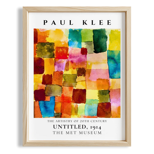 Paul Klee "İsimsiz" 1914 Suluboya I Duvar Tablosu