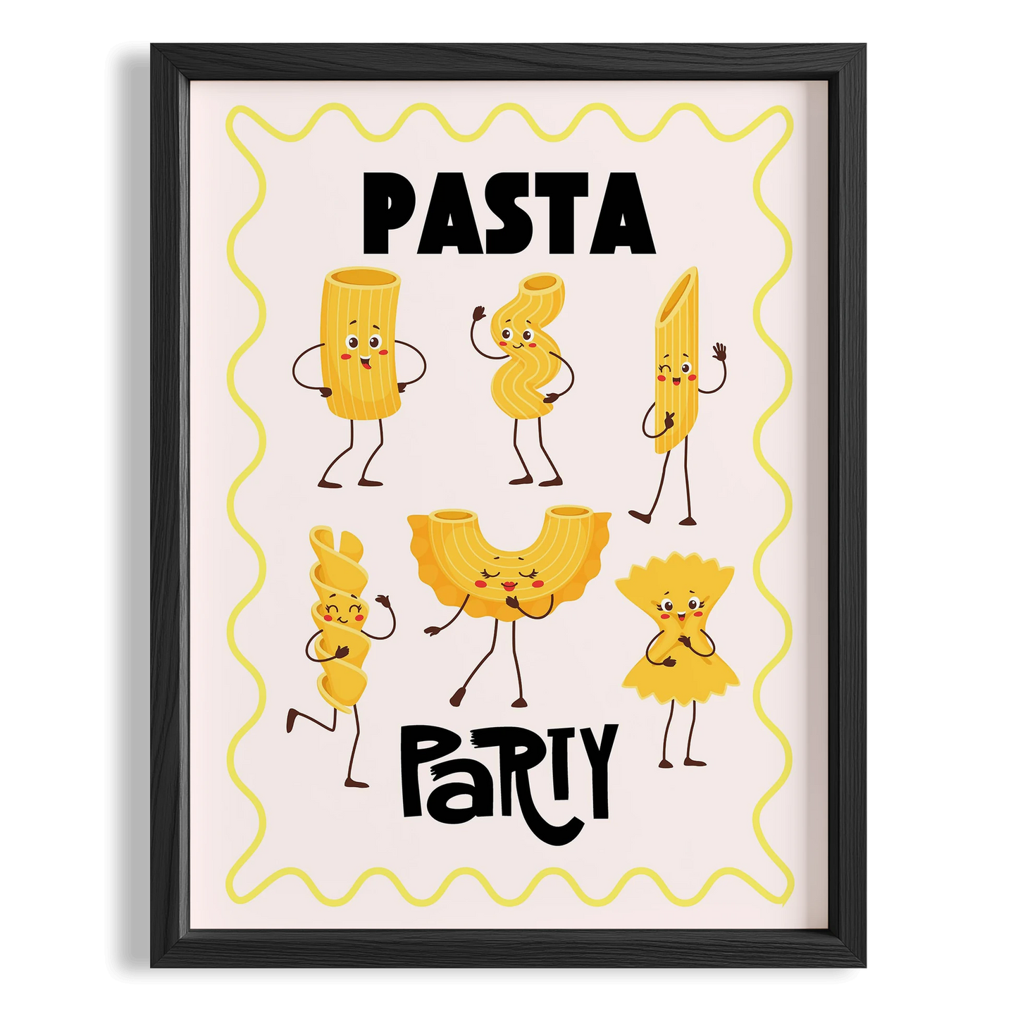 Pasta Party Akdeniz İtalya Koleksiyonu Mutfak Duvar Tablosu