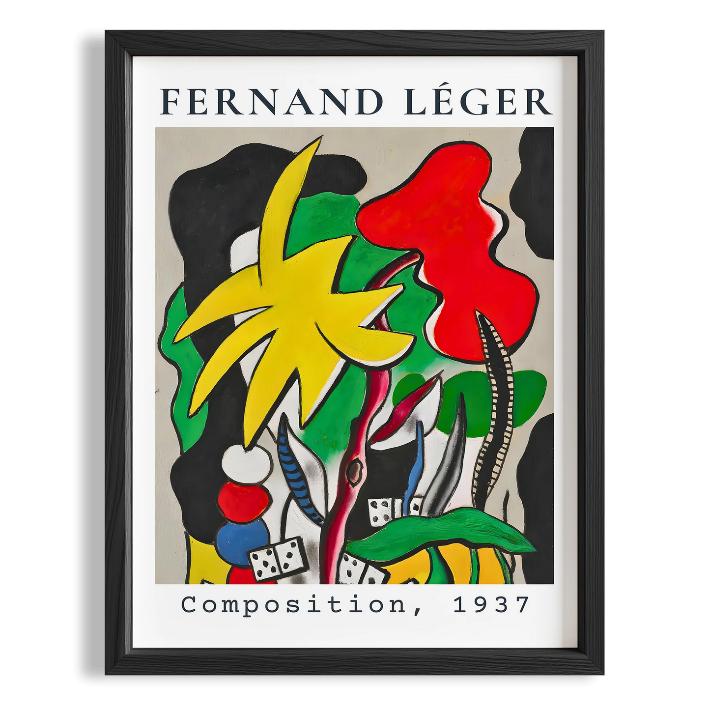 Fernand Leger 40 Duvar Tablosu