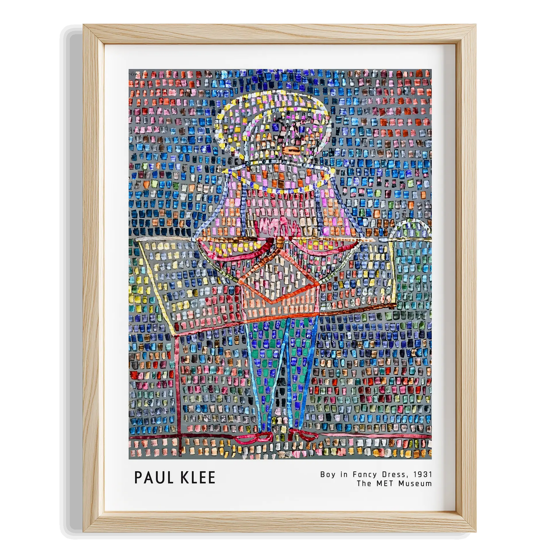 Paul Klee Şatafatlı Kıyafetli Çocuk 1931 Suluboya I Duvar Tablosu