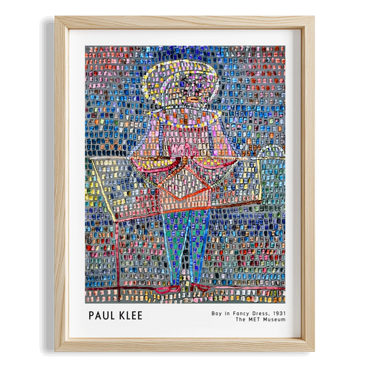 Paul Klee Şatafatlı Kıyafetli Çocuk 1931 Suluboya I Duvar Tablosu