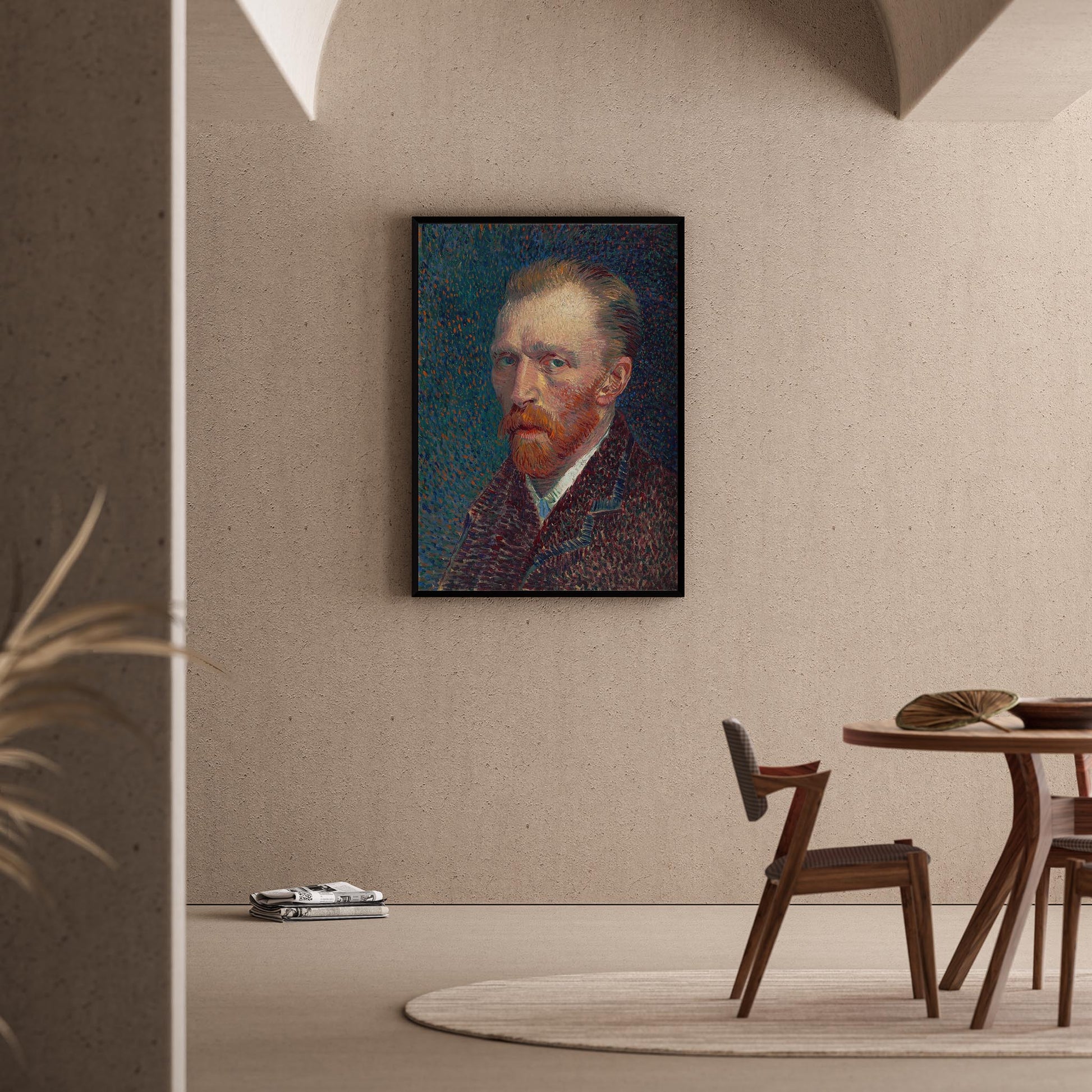 Kızıl Sakallı Adam - Vincent Van Gogh Ahşap Duvar Tablosu