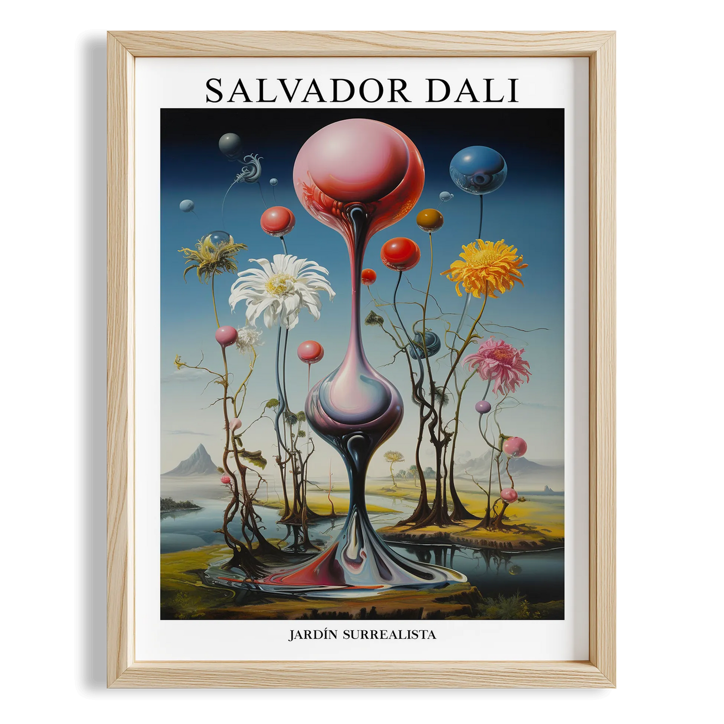 Arzuların Doğuşu - Salvador Dali Ahşap Duvar Tablosu